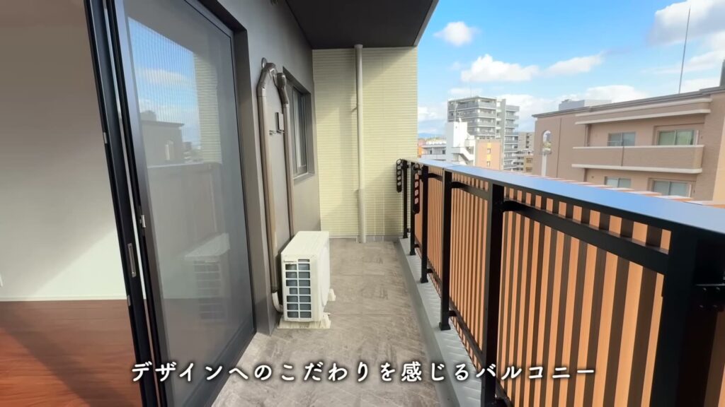 RJRプレシア六本松 2LDKのバルコニー