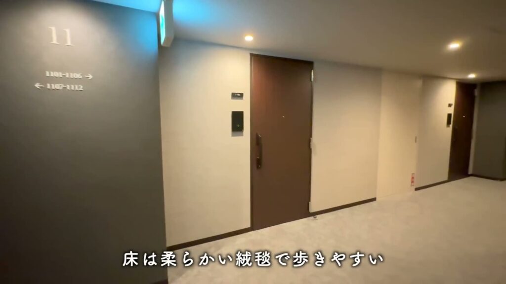 福岡市南区大橋 1LDKの内廊下