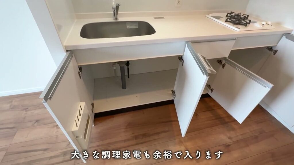 RJRプレシア博多駅前 1Kのシンク下収納