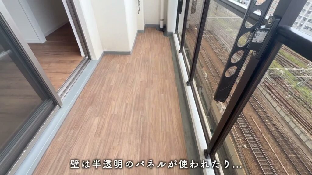 RJRプレシア博多駅前 1Kのベランダ