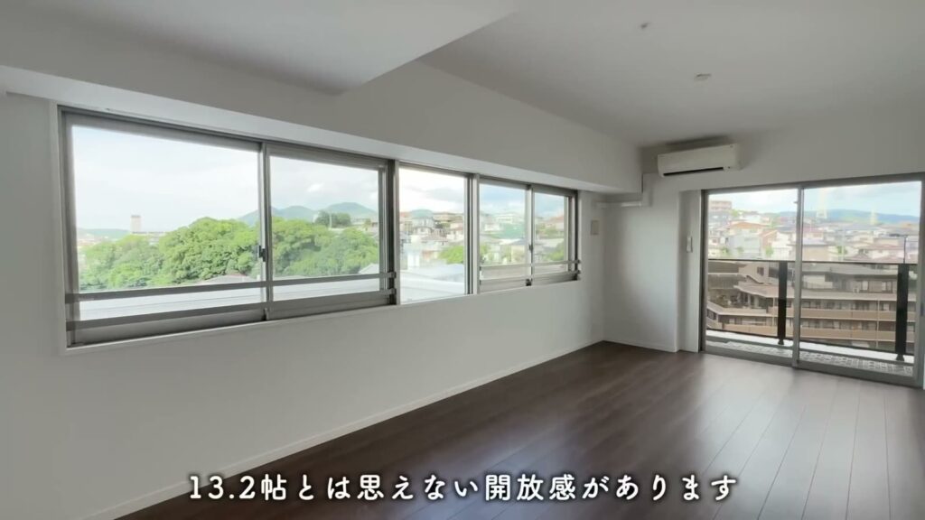 RJRプレシア千早 3LDKの窓際