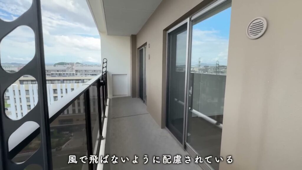 RJRプレシア千早 3LDKの物干し金具