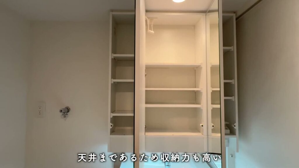 RJRプレシア千早 2LDKの収納棚