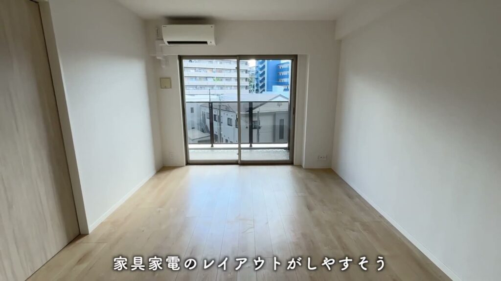 RJRプレシア千早 2LDKのリビングダイニング