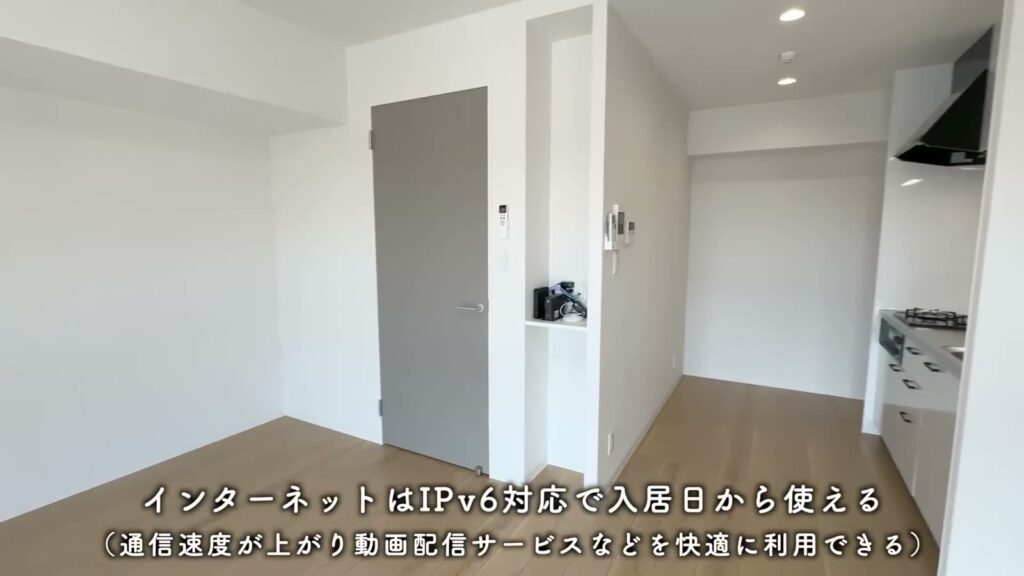 クラス天文館 1LDKのLDKとキッチン側