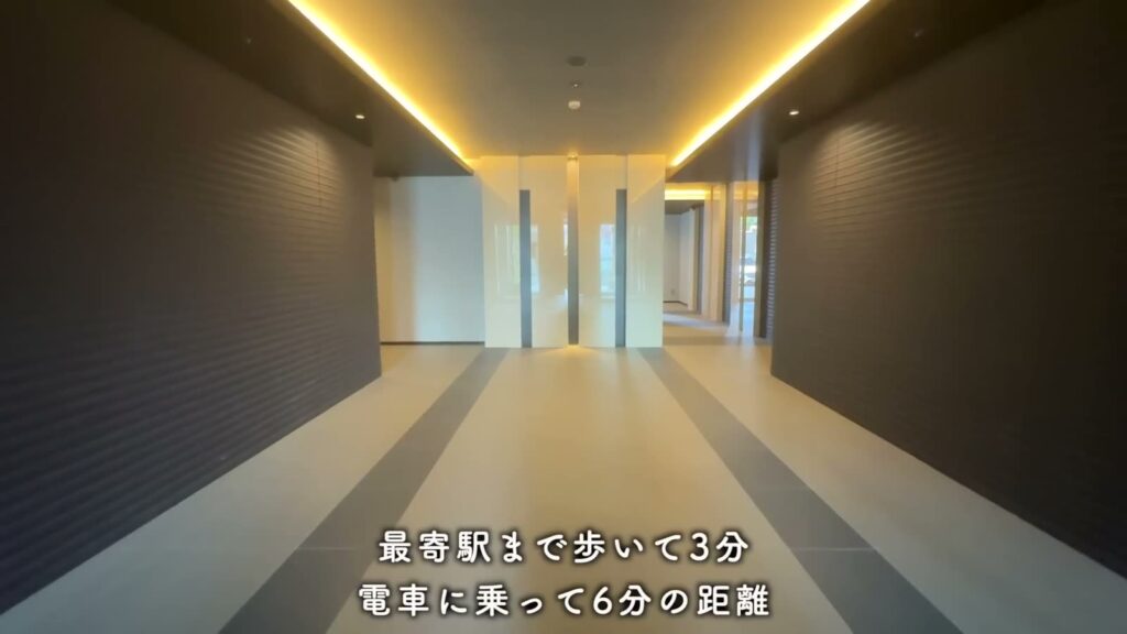 RJRプレシア大橋駅前 1LDKの共用の廊下