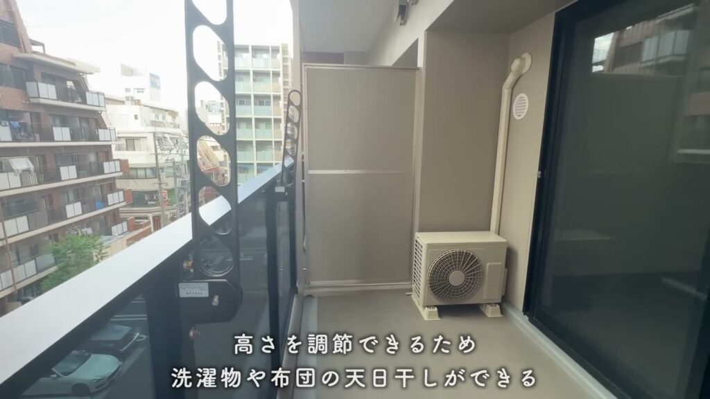 RJRプレシア大橋駅前 1LDKのバルコニーからの眺め