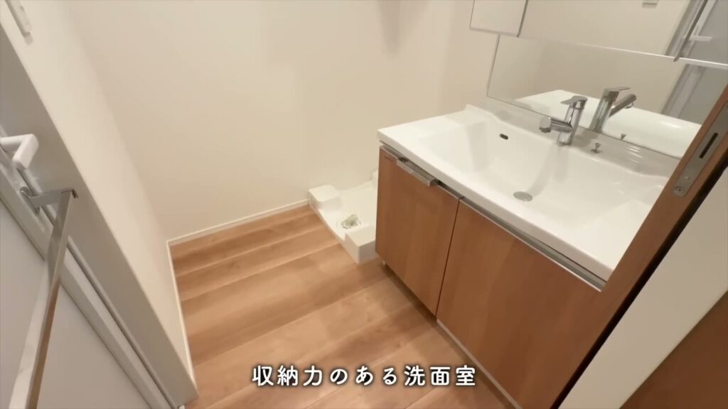 RJRプレシア六本松 1LDKの洗面室