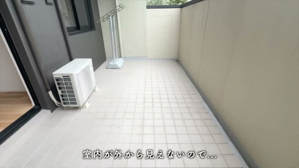 RJRプレシア六本松 1LDKのテラス