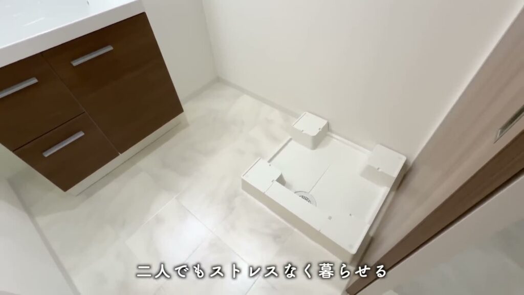 RJRクオーレ東比恵 1LDKの洗面室