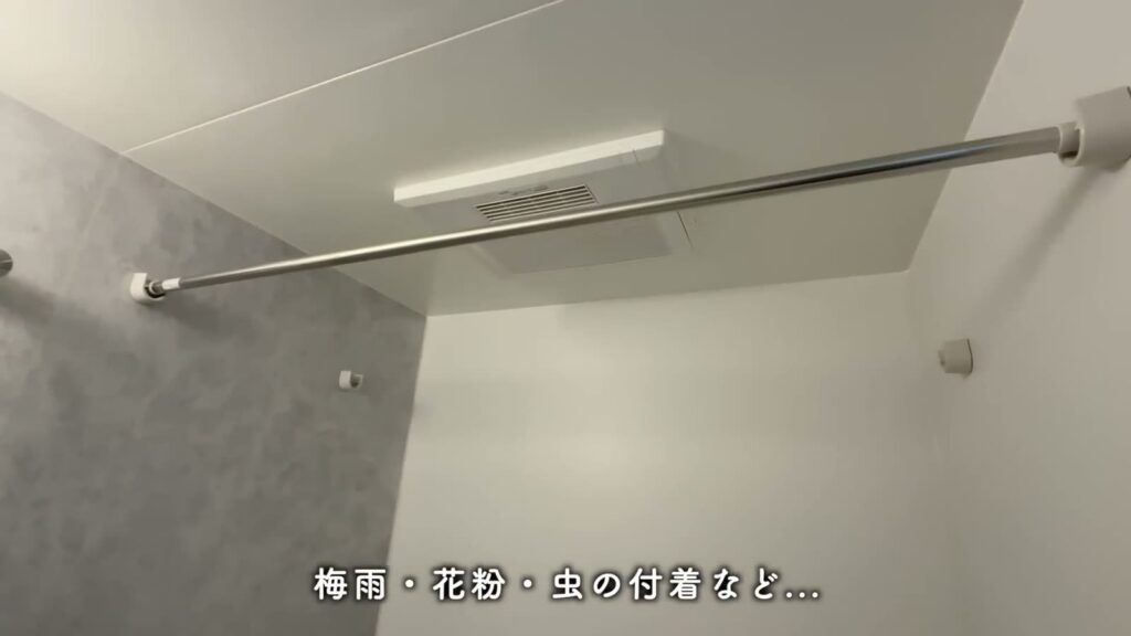 RJRクオーレ東比恵 1LDKの浴室乾燥機