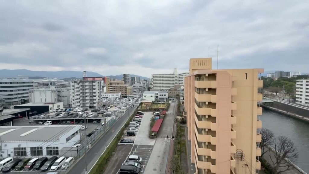 RJRクオーレ東比恵 1LDKの眺望