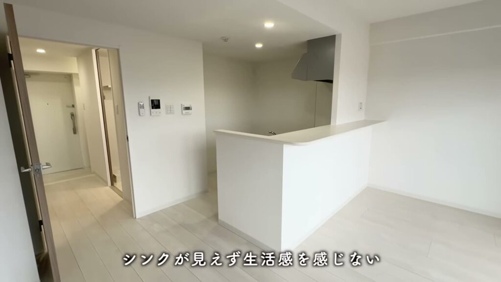 RJRクオーレ東比恵 2LDKのキッチンカウンター