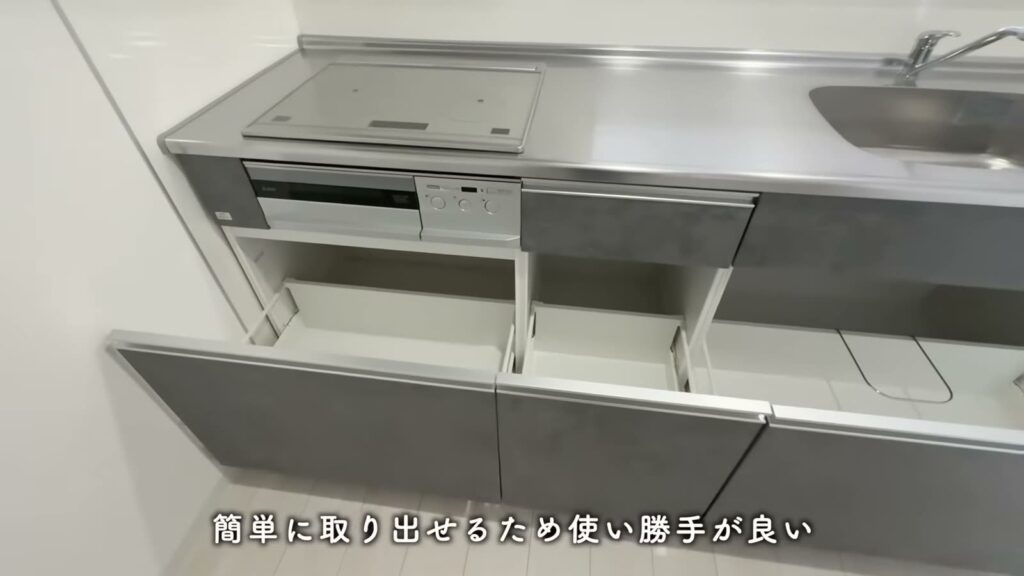 RJRクオーレ東比恵 2LDKの引き出し収納