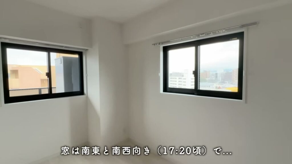 RJRクオーレ東比恵 2LDKの窓