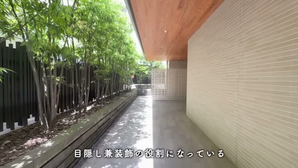 RJRプレシア博多 1LDKの目隠しの壁