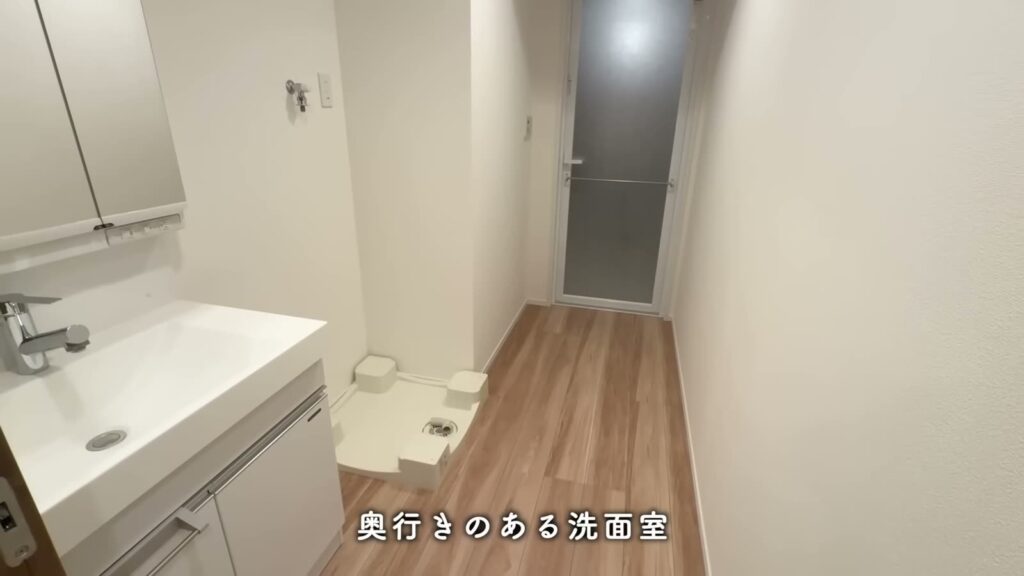 RJRプレシア博多 1LDKの洗面室