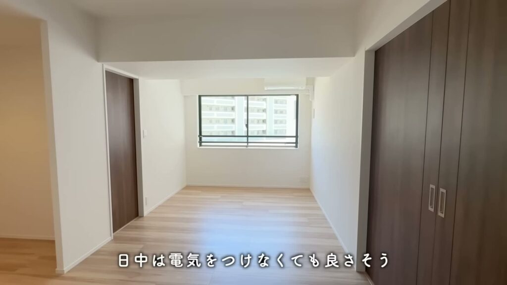 RJRプレシア博多 1LDKのLDKの窓側
