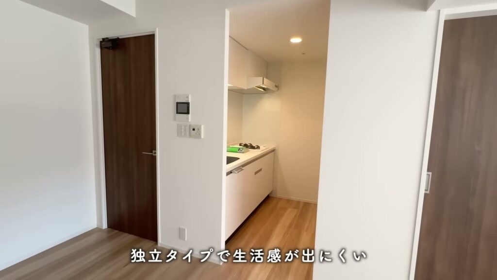 RJRプレシア博多 1LDKのキッチンの入口