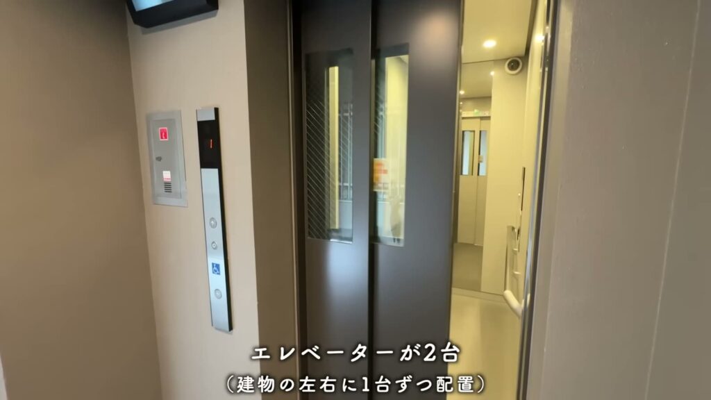 RJRプレシア別府駅前 3LDKのエレベーター