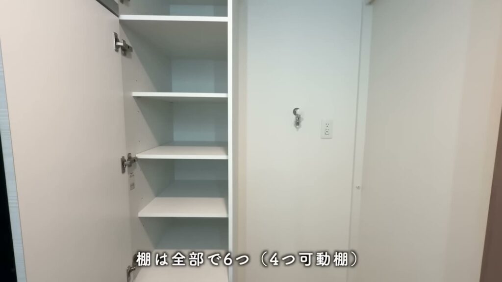 RJRプレシア別府駅前 3LDKの洗面室の収納