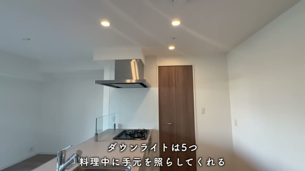 RJRプレシア別府駅前 3LDKのダウンライト