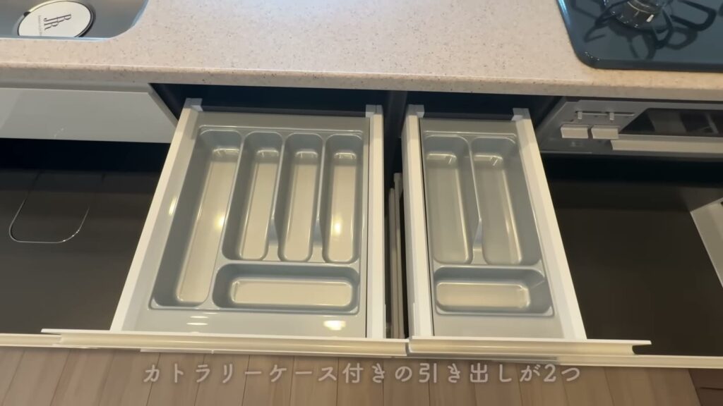 RJRプレシア別府駅前 3LDKの引き出し収納