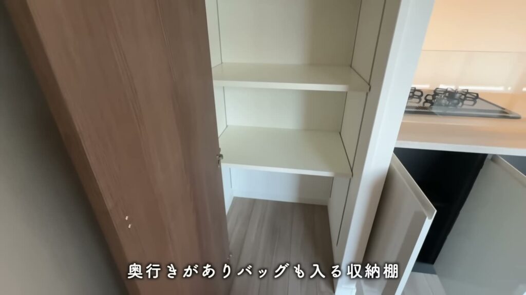 RJRプレシア別府駅前 3LDKの収納棚