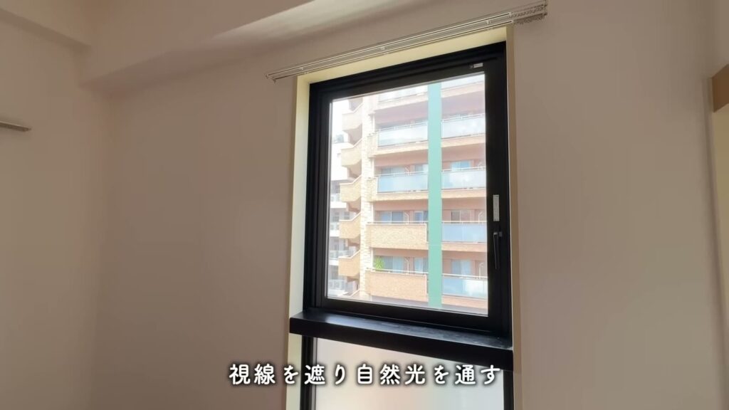 RJR博多駅東 ワンルームの窓