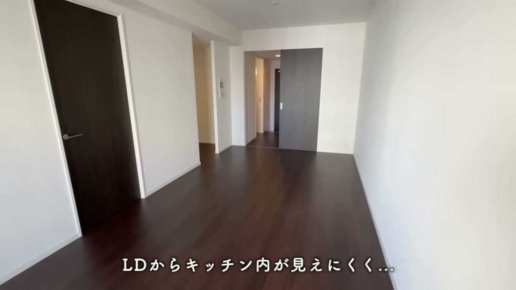 RJRプレシア天神サウス 1LDKの玄関方向