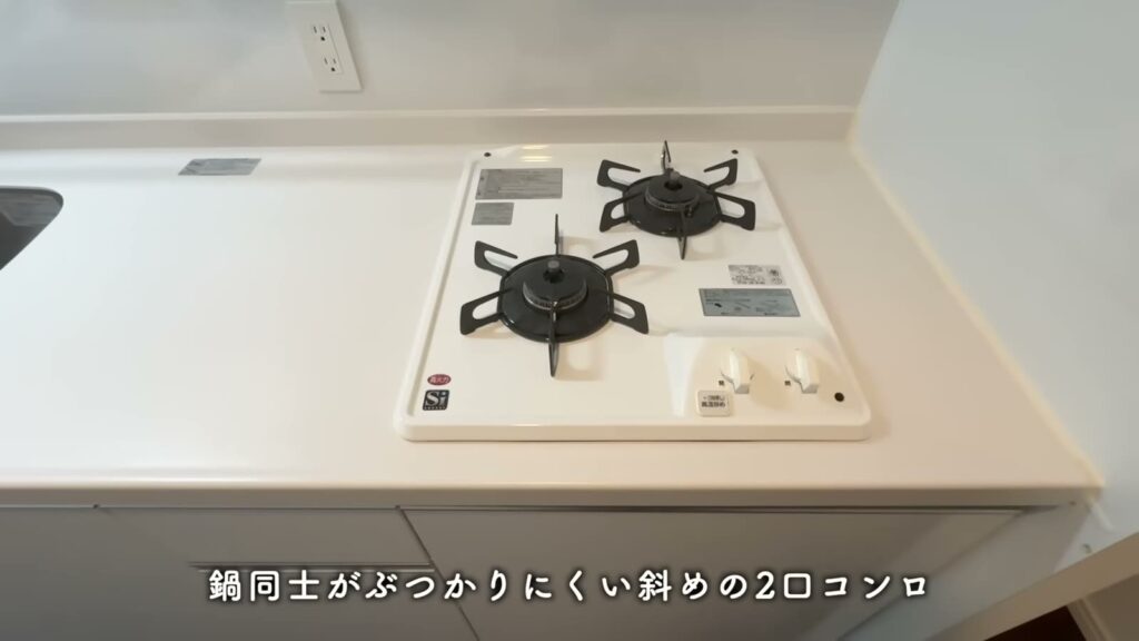RJRプレシア天神サウス 1LDKのコンロ