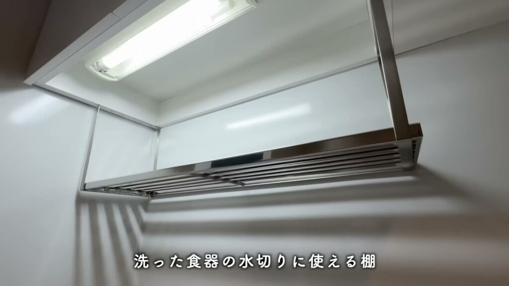 RJRプレシア天神サウス 1LDKの水切り棚