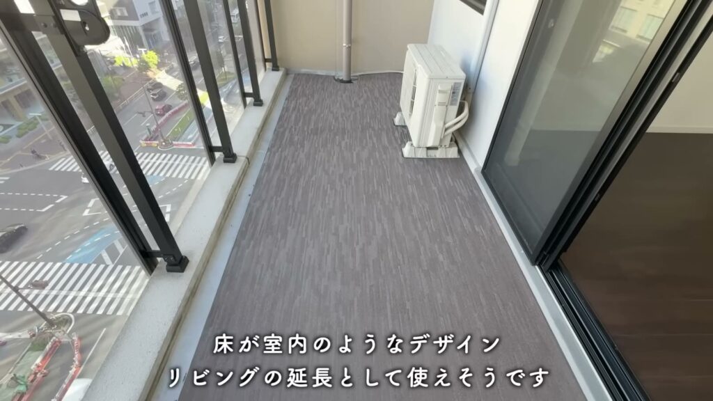 RJRプレシア天神サウス 1LDKのバルコニー
