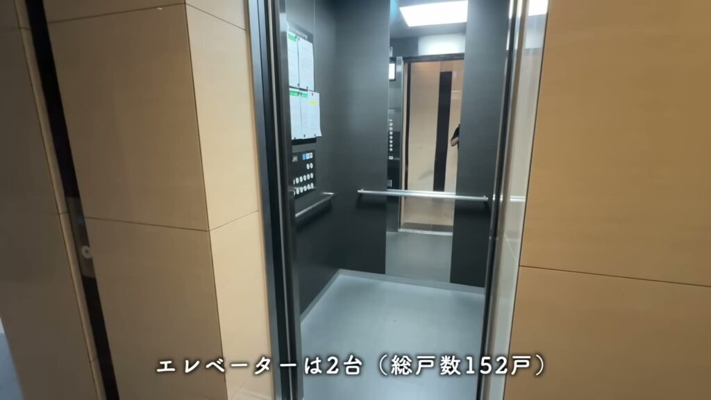 RJRプレシア大橋駅前 1LDKのエレベーター