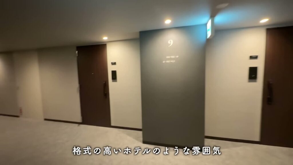 RJRプレシア大橋駅前 1LDKの内廊下