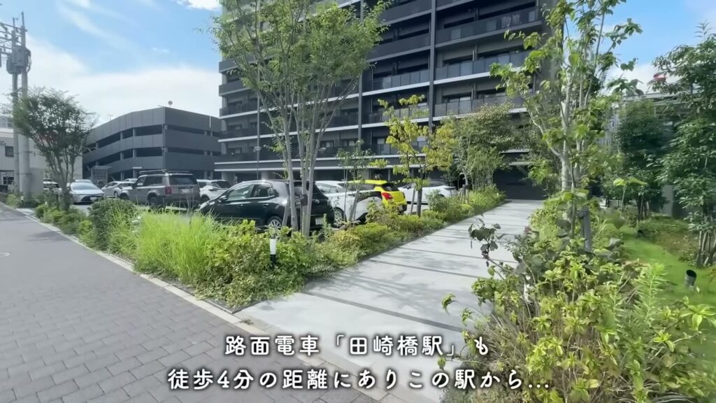 RJRプレシア熊本駅前 1LDKの植栽のアプローチ