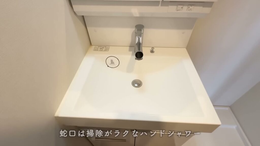 RJRプレシア熊本駅前 1LDKの洗面台