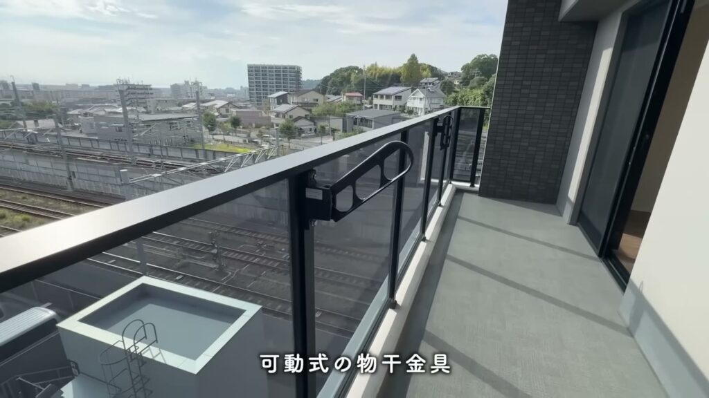 RJRプレシア熊本駅前 1LDKの物干し金具