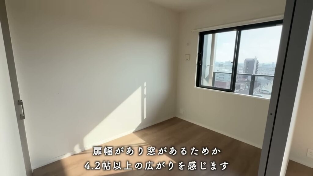 RJRプレシア熊本駅前 1LDKの洋室4.2帖