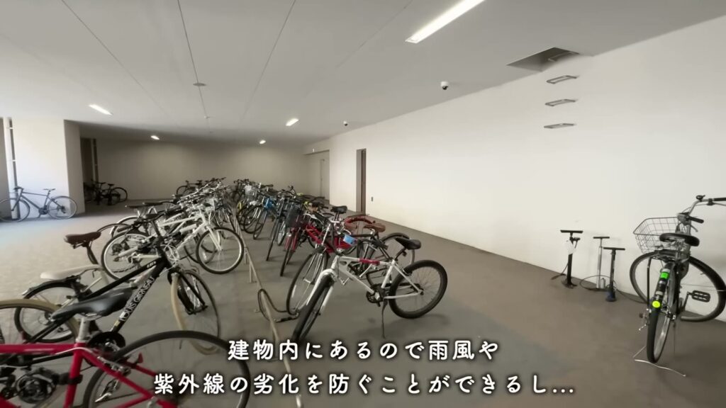 RJRプレシア博多 2LDKの駐輪場