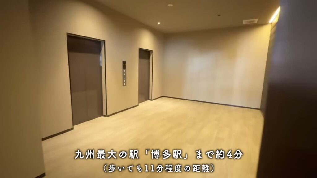 RJRプレシア博多 2LDKのエレベーターホール