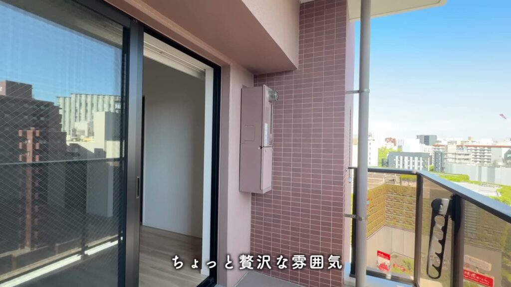 RJRプレシア博多 2LDKのバルコニーからの眺め