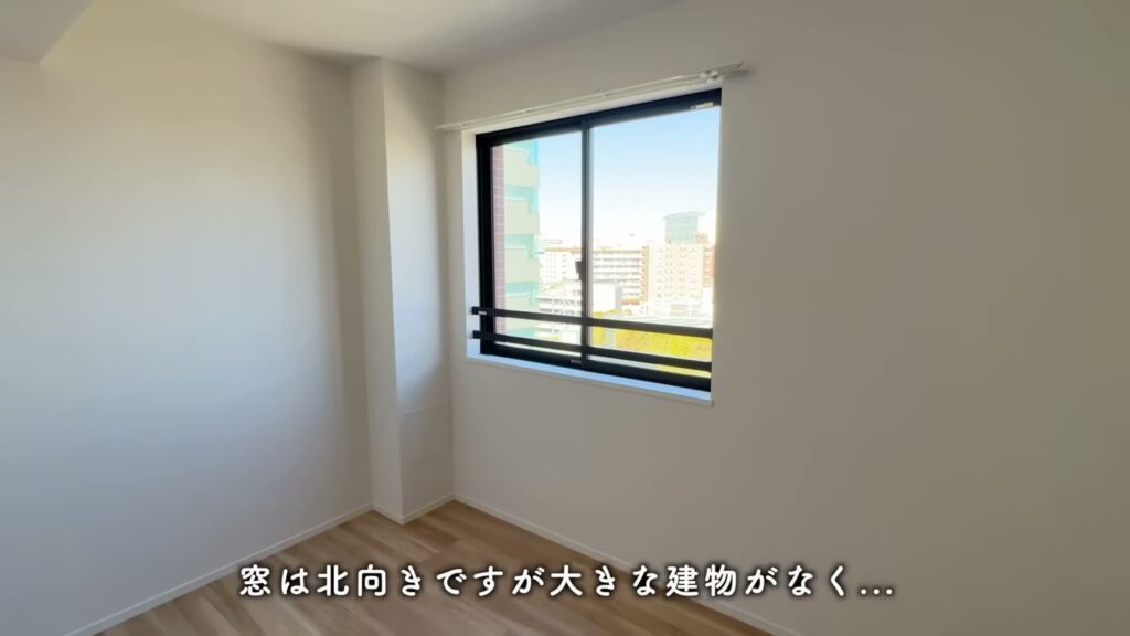RJRプレシア博多 2LDKの洋室の窓