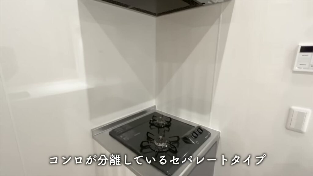 ADC西熊本IBUKI 1LDKのコンロ