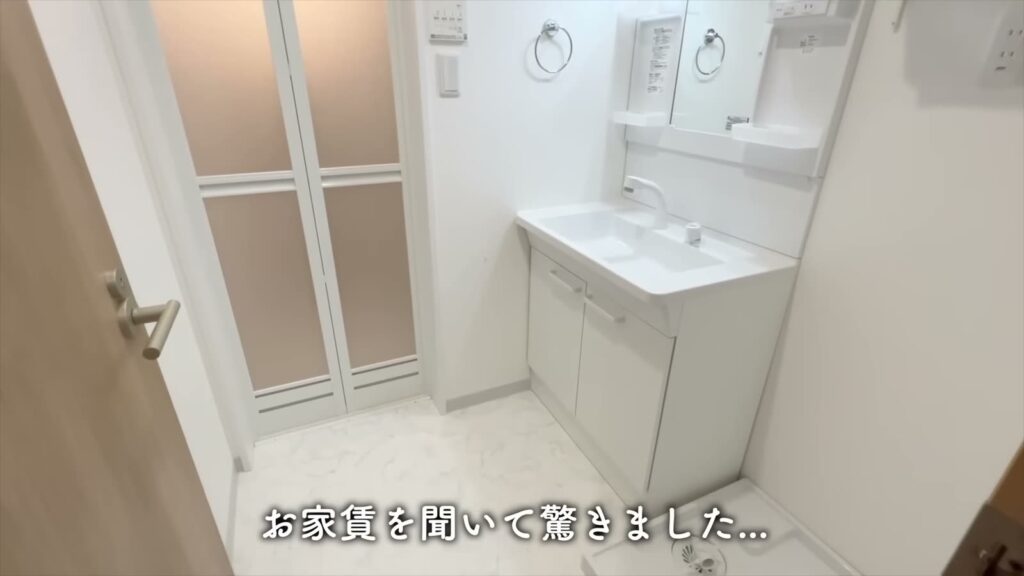 ADC西熊本IBUKI 1LDKの洗面室