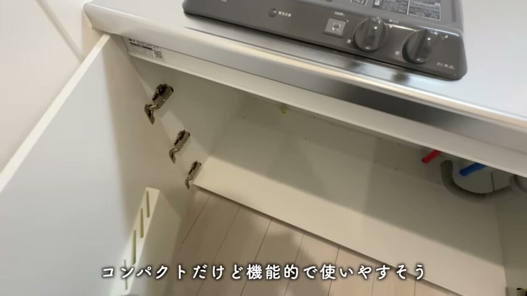 ADC日進グロース 1LDKのシンク下の収納