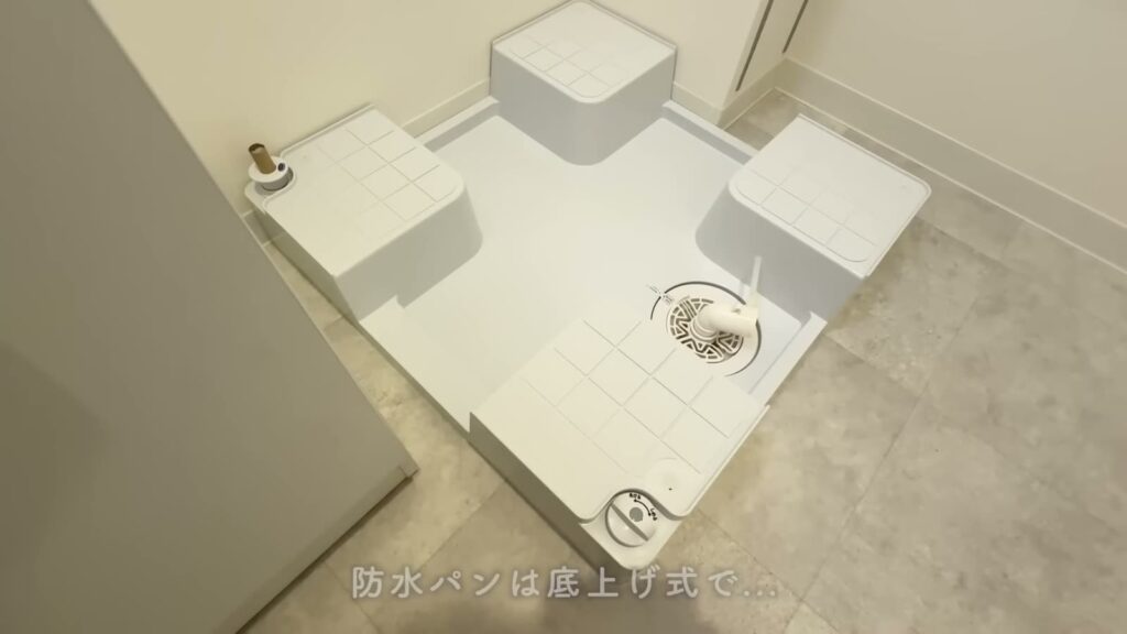 ADC日進グロース 1LDKの洗濯機置き場