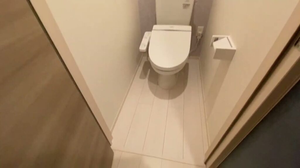 D-roomケヤキ通り B棟 2LDKのトイレの入口