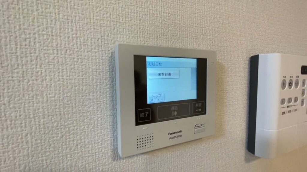 D-roomケヤキ通り B棟 2LDKのモニター付きインターホン