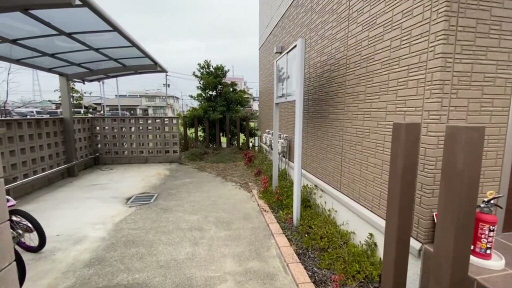 ガーデンハウスA棟 3LDKの駐輪スペース